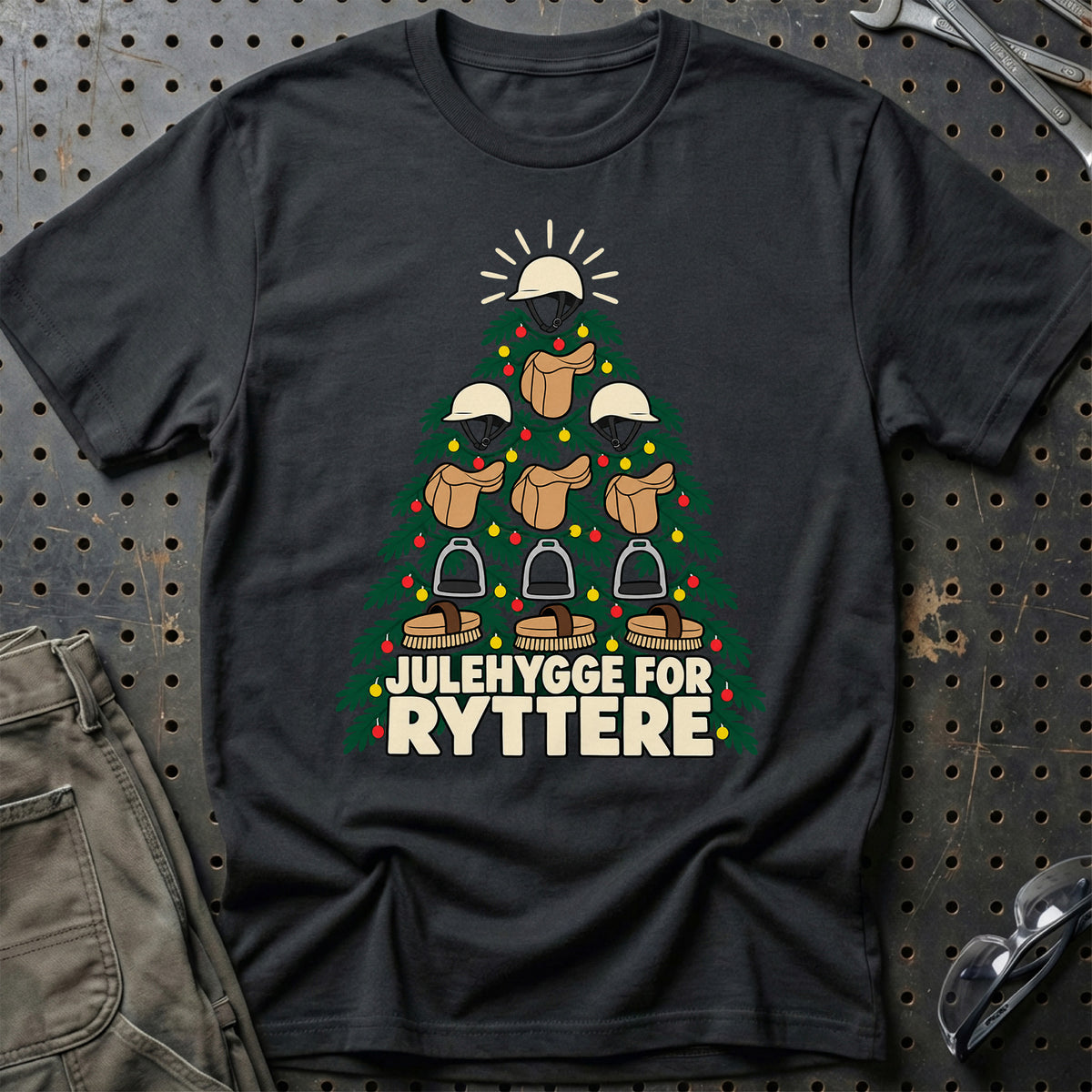 
Julehygge for ryttere – Unisex T-Shirt – Sort