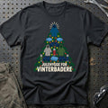 
Julehygge for vinterbadere – Unisex T-Shirt – Sort