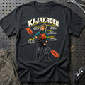
Kajakroer – Anatomi – Kvinde – Unisex T-Shirt – Sort