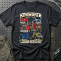 Kenworth Legends Never Die T-Shirt – Sort