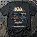 
Kia Sportage – Generations of Legends T-Shirt – Sort