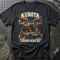 Kubota Legends Never Die T-Shirt – Sort