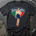 Lambretta Retro Pinup T-Shirt – Sort
