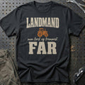 Landmand – Men Først Og Fremmest Far T-Shirt – Sort