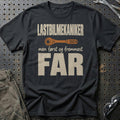 Lastbilmekaniker – Men Først Og Fremmest Far T-Shirt – Sort