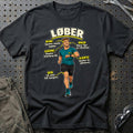 
Løber – Anatomi – Mand – Unisex T-Shirt – Sort