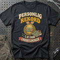 
Løber – Personlig rekord i at finde undskyldninger – Unisex T-Shirt med tryk foran, farve: Sort