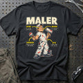 Maler – Anatomi T-Shirt – Sort