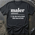 
Maler – Definition T-Shirt – Sort