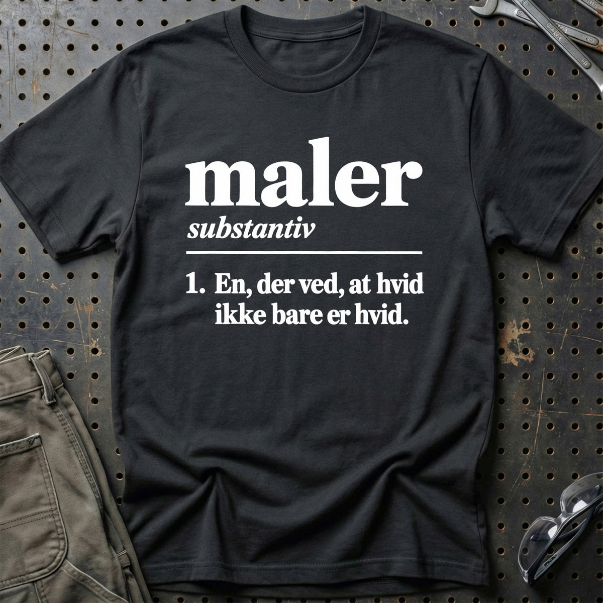 
Maler – Definition T-Shirt – Sort