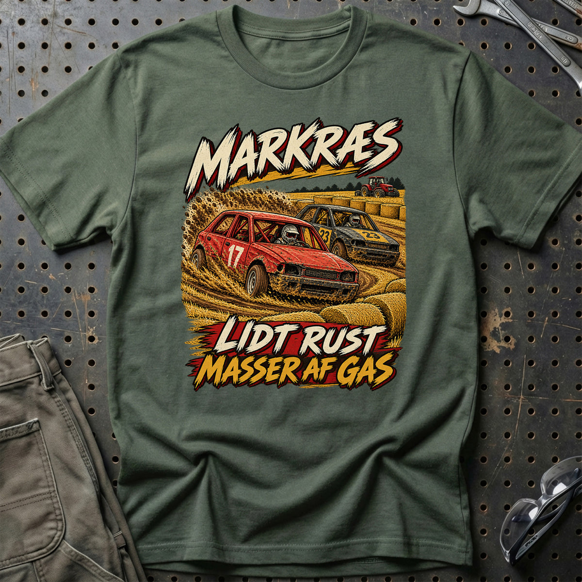 
Markræs lidt rust masser af gas – Illustration – Unisex T-Shirt – Grøn Militær