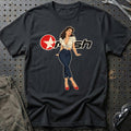 Mash Retro Pinup T-Shirt – Sort
