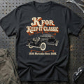 
Mercedes-Benz 540K 1936 – K for Keep It Classic T-Shirt – Sort