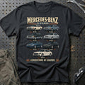 
Mercedes-Benz S-Class – Generations of Legends T-Shirt – Sort