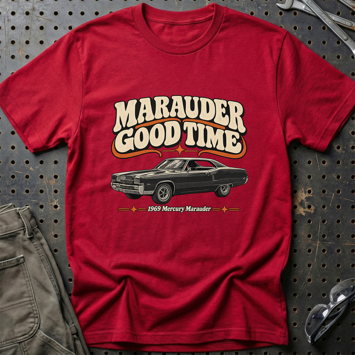 
Mercury Marauder 1969 – Marauder Good Time T-Shirt – Rød
