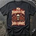 Min playliste har seks cylindre – Rock T-Shirt – Sort