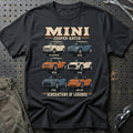 
Mini Cooper Hatch – Generations of Legends T-Shirt – Sort