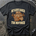 Mit hjerte banker for motorer T-Shirt-Beklædning-Garage Culture-Sort-S-Garage Culture Shop- garage - man cave - merchandise