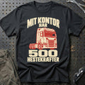 Mit kontor har 500 hestekræfter T-Shirt – Sort