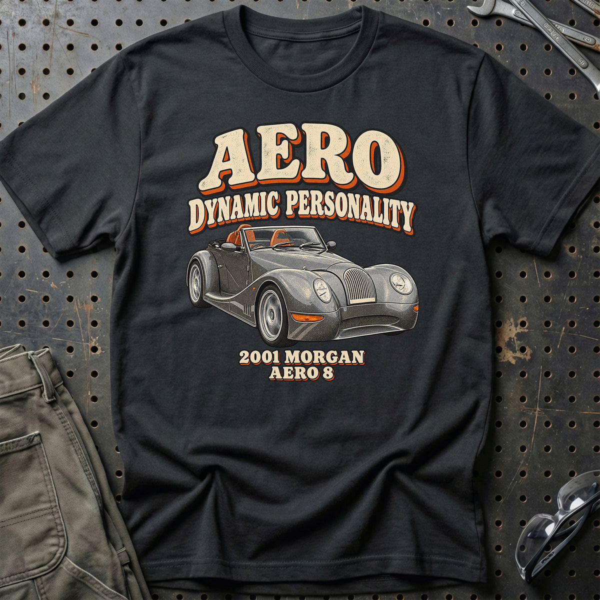 
Morgan Aero 8 2001 – Aero Dynamic Personality T-Shirt – Sort