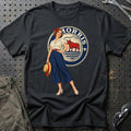 Morris Retro Pinup T-Shirt – Sort