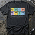 
Motorcykelmekaniker – Motorcykelmekanikerium – Unisex T-Shirt med tryk foran, farve: Sort