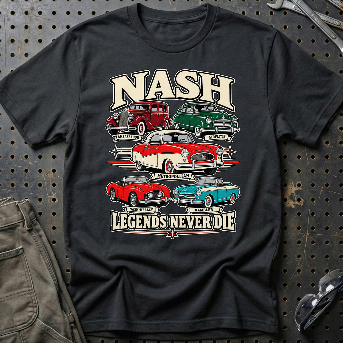 Nash Legends Never Die T-Shirt – Sort