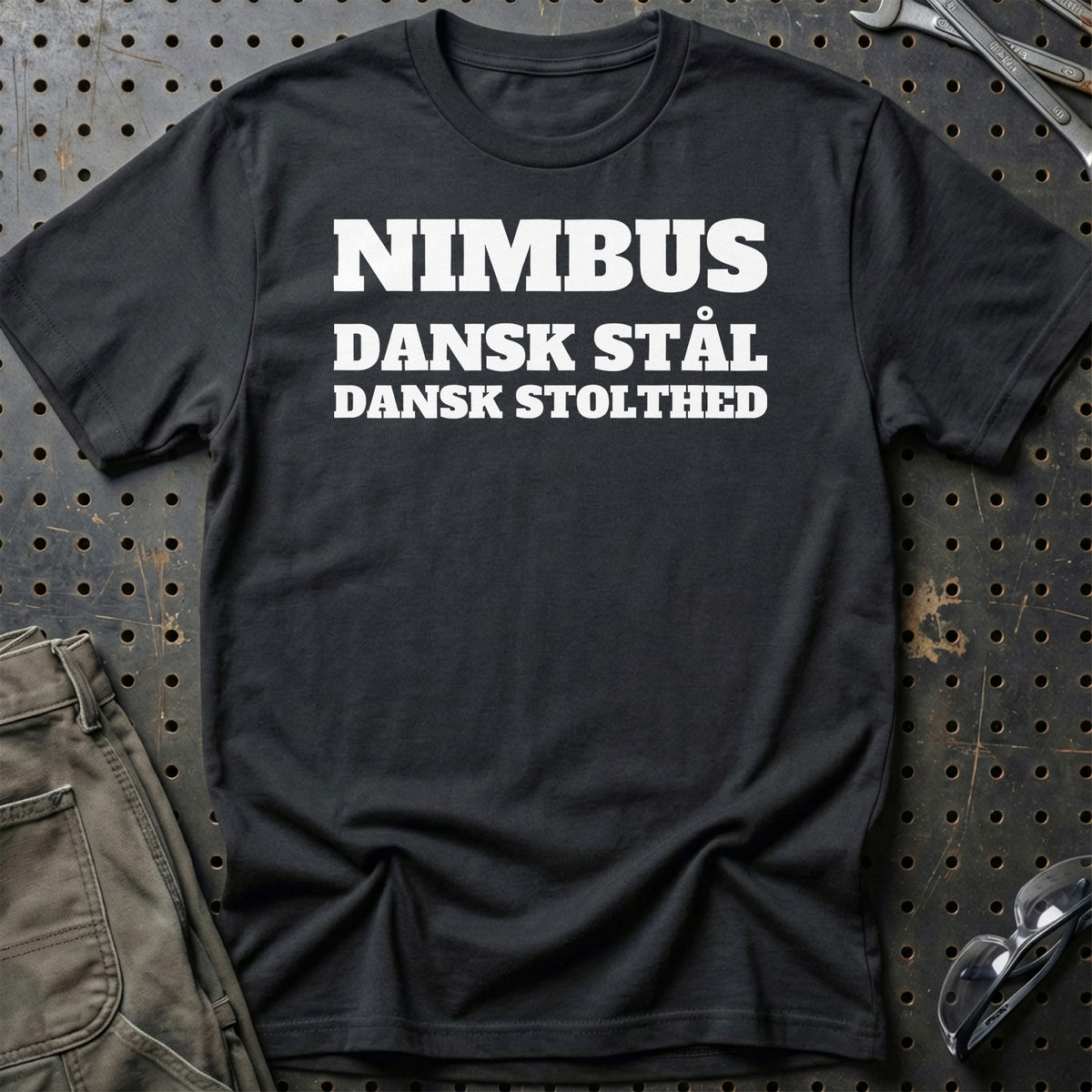 Nimbus – Dansk Stål – Dansk Stolthed T-Shirt – Sort
