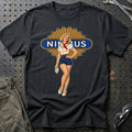 Nimbus Retro Pinup T-Shirt – Sort