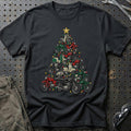 NSU Motorcykel Juletræ T-Shirt – Sort