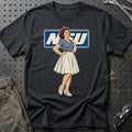 NSU Retro Pinup T-Shirt – Sort