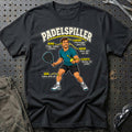
Padelspiller – Anatomi – Mand – Unisex T-Shirt – Sort