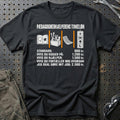
Pædagogmedhjælperens Timeløn T-Shirt – Sort