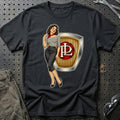 Panhard Retro Pinup T-Shirt – Sort