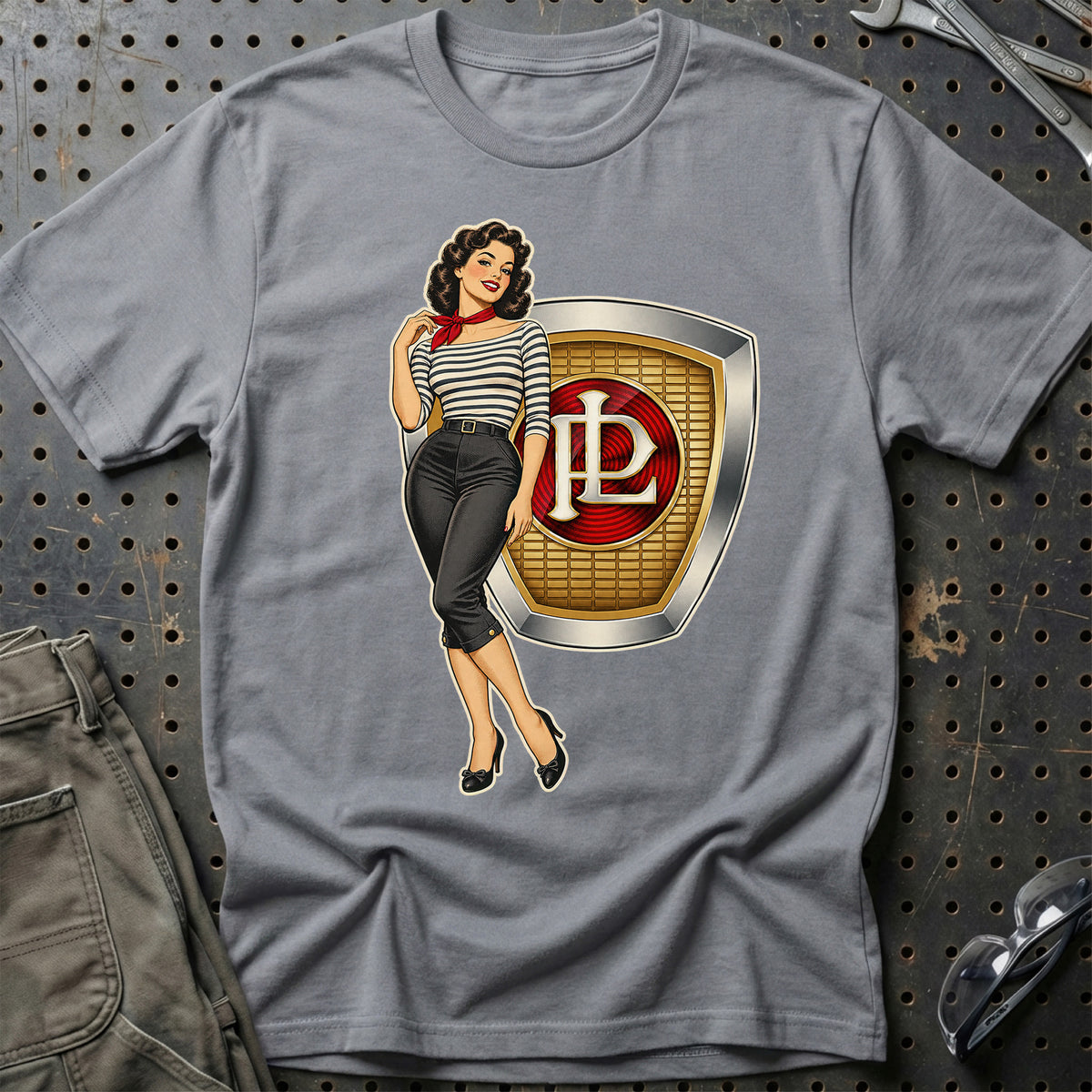 Panhard Retro Pinup T-Shirt – Grå Sport