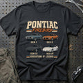
Pontiac Firebird – Generations of Legends T-Shirt – Sort