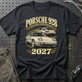 
Porsche 928 – 50 Years Anniversary 2027 T-Shirt – Sort