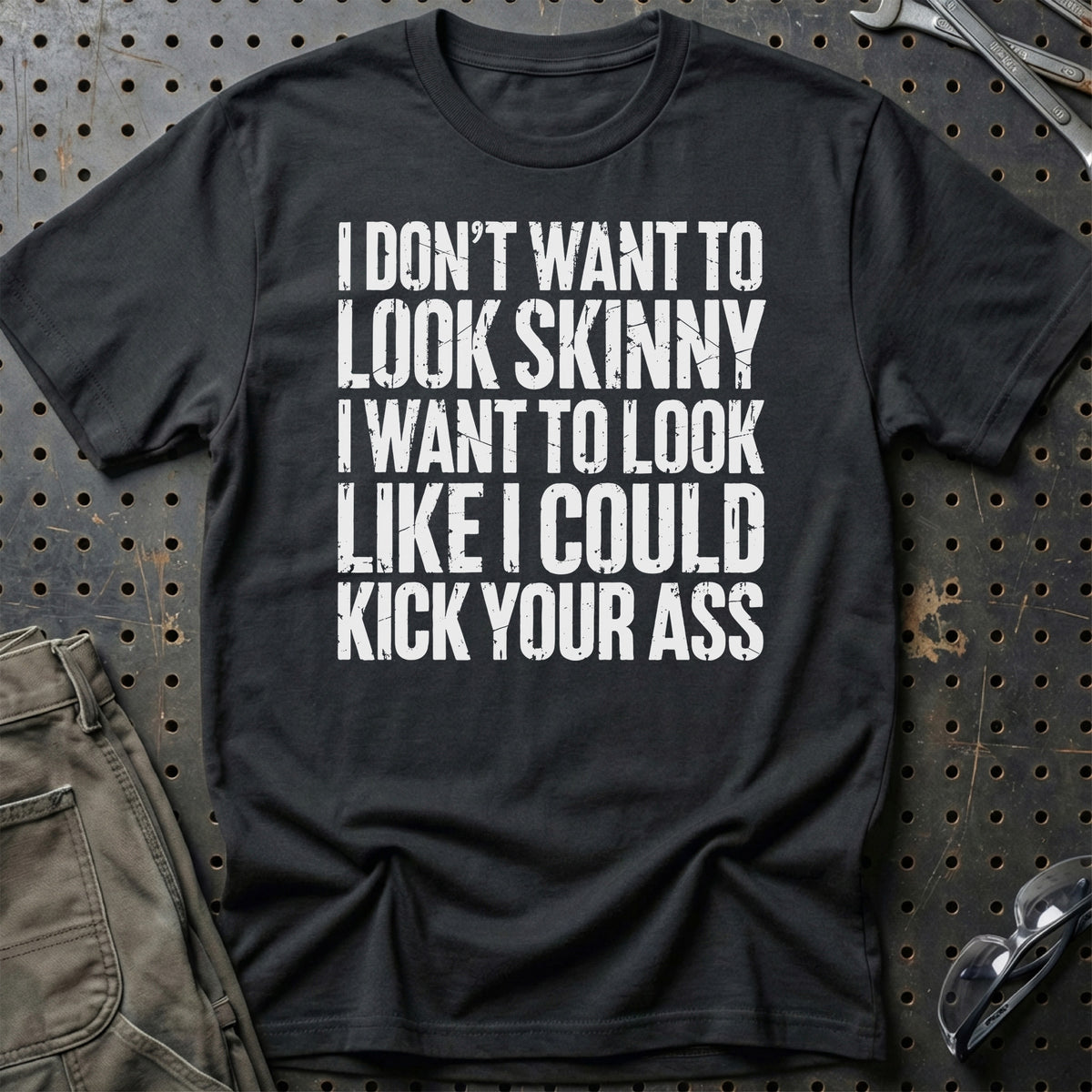 Privat Lea Vincentsen – I Don't Want To Look Skinny T-Shirt – Sort