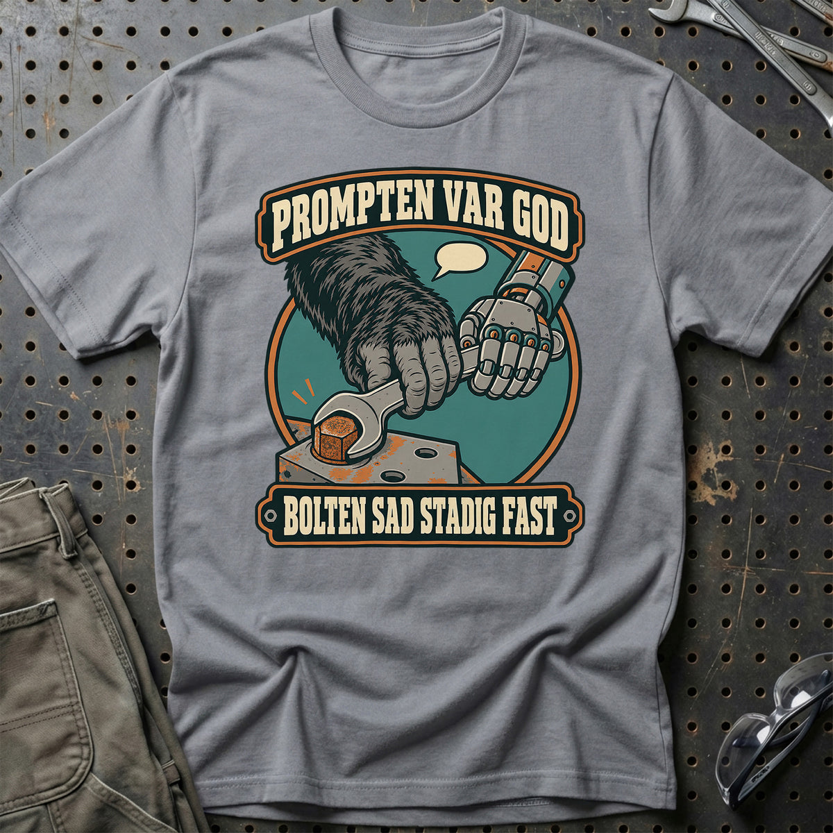 Prompten var god – Bolten sad stadig fast T-Shirt – Grå Sport