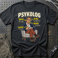 Psykolog – Anatomi T-Shirt – Sort