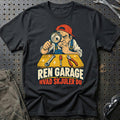 
Ren garage – Hvad skjuler du? – Tegneserie – Unisex T-Shirt med tryk foran, farve: Sort