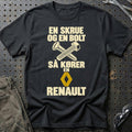 
Renault – En Skrue og en Bolt T-Shirt – Sort