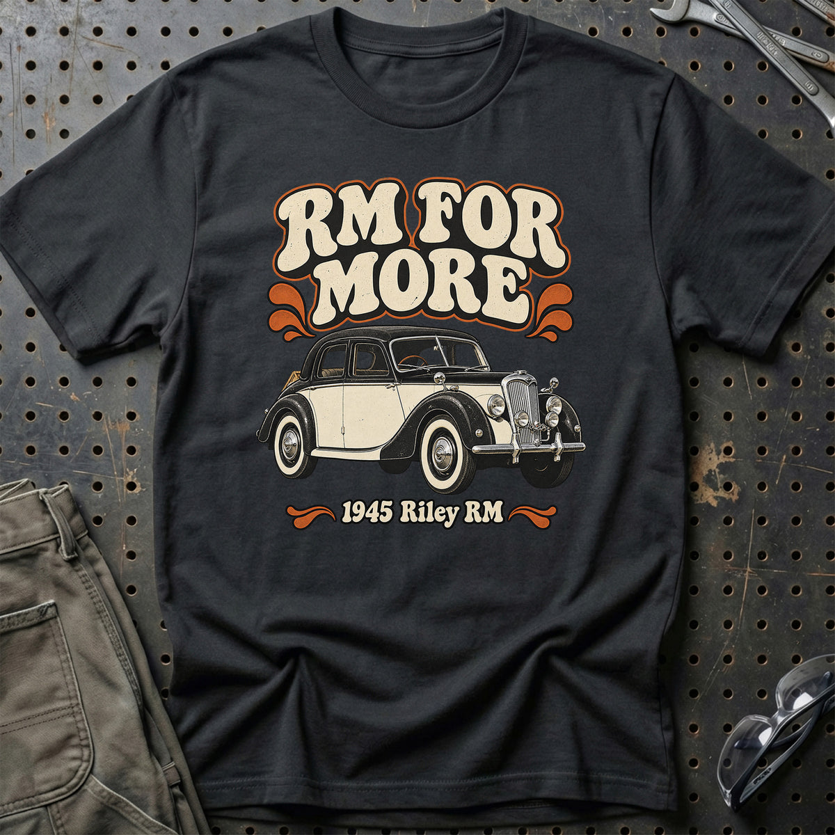 
Riley RM 1945 – RM for More T-Shirt – Sort