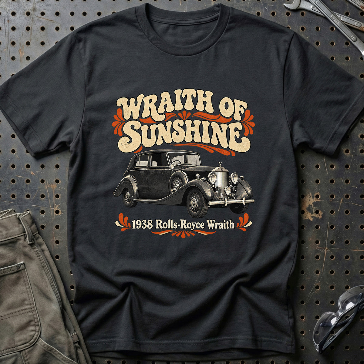 
Rolls-Royce Wraith 1938 – Wraith of Sunshine T-Shirt – Sort