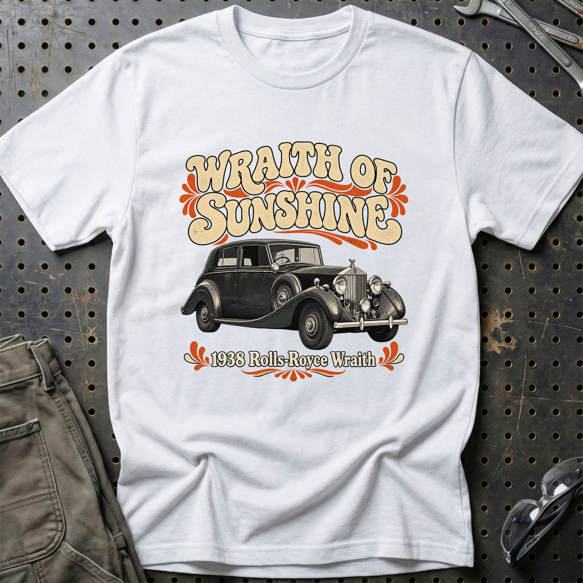 
Rolls-Royce Wraith 1938 – Wraith of Sunshine T-Shirt – Hvid