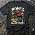 Rover Legends Never Die T-Shirt – Sort