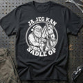 
Rytter – Julemanden kan sadle op – Unisex T-Shirt – Sort