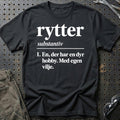 
Rytter – Ordbog – Unisex T-Shirt – Sort