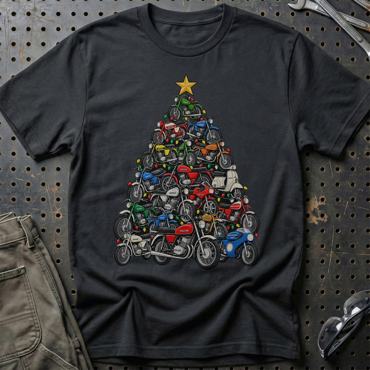 Sachs Juletræ T-Shirt – Sort