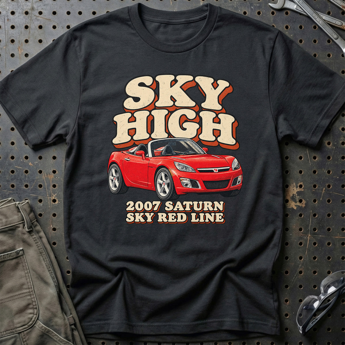 
Saturn Sky Red Line 2007 – Sky High T-Shirt – Sort